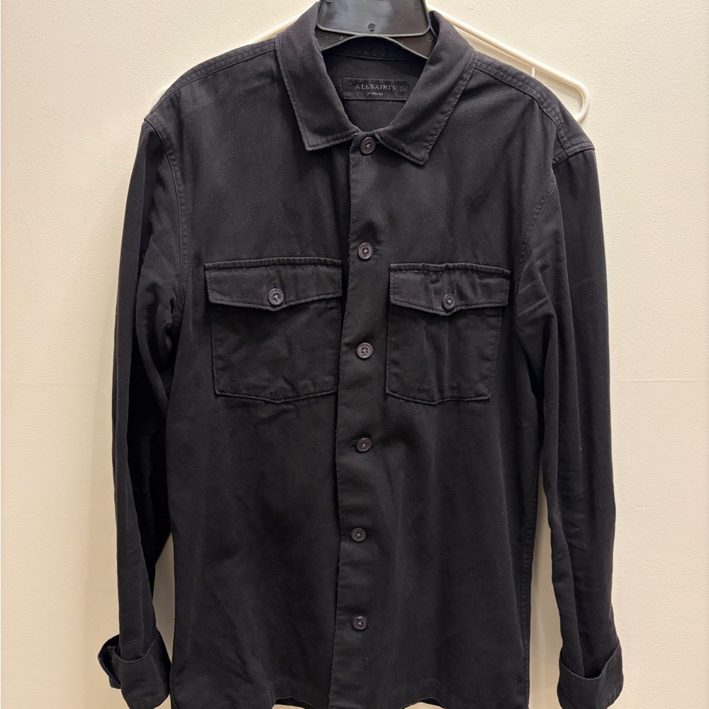 All Saints Military Spotter shirt X-small black men’s